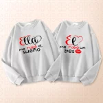 2 Poleras ELLA ME ROBÓ EL SUEÑO - UN BESO